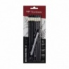 SET 6 CRAYONS GRAPHITE MONO 100 + STYLO CORRECTEUR MONO ZERO POINTE RONDE