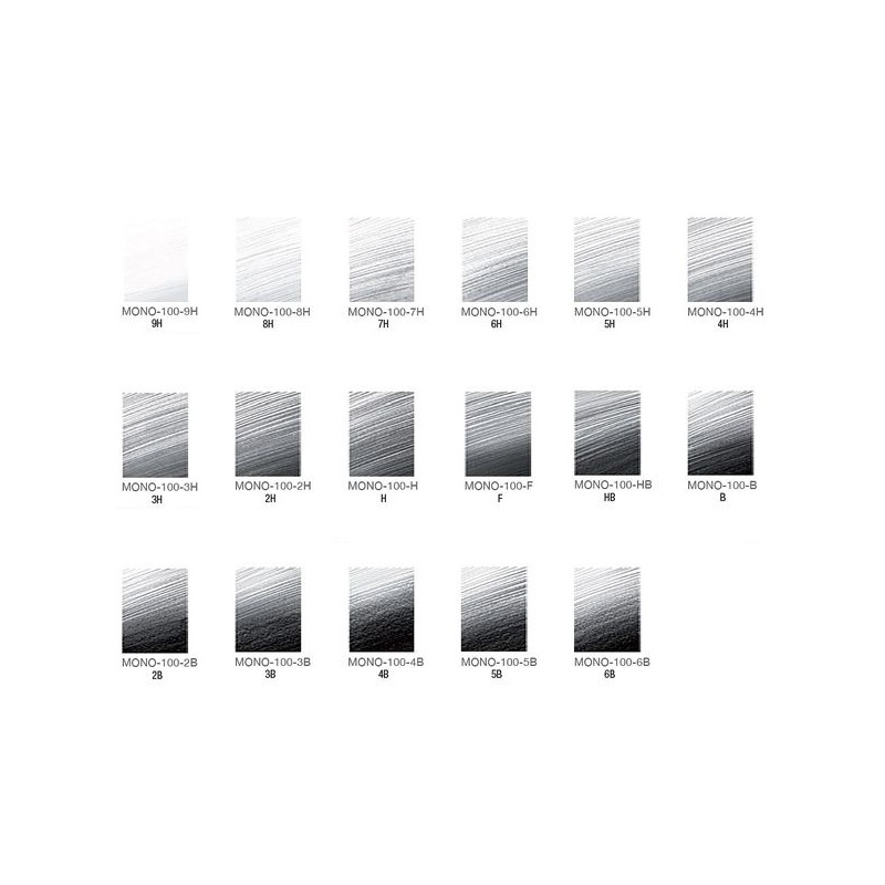 TOMBOW CRAYON GRAPHITE MONO 100
