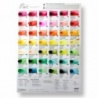 CARTE TEST DES 104 COULEURS VERITABLES AQUARELLE EXTRA FINE PWC
