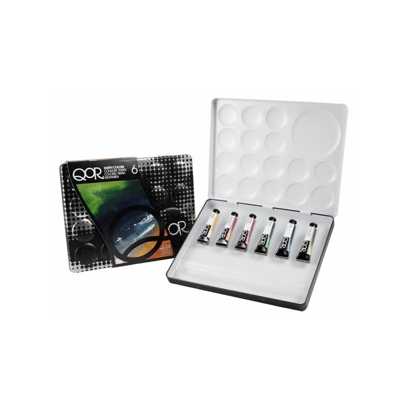 SET DECOUVERTE 6 COULEURS TERRES QoR 5 ML