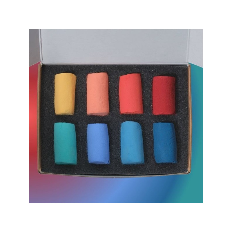 SET DECOUVERTE 8 DEMI PASTEL COULEURS DE L ÉTÉ
