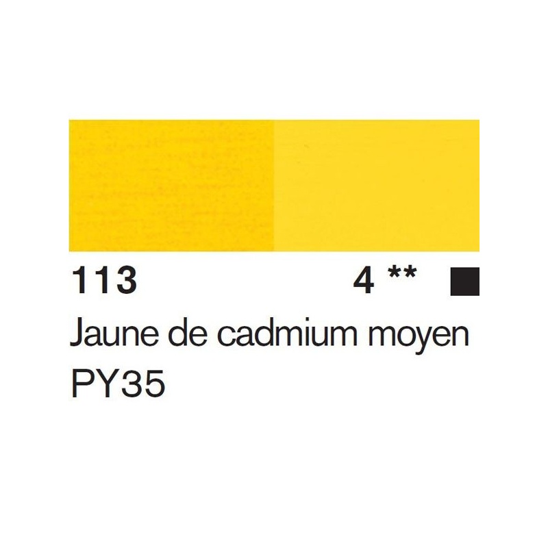 JAUNE DE CADMIUM MOYEN