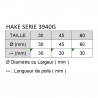 SPALTER HAKE POIL DE CHEVRE SERIE 3940G MANCHE COURT