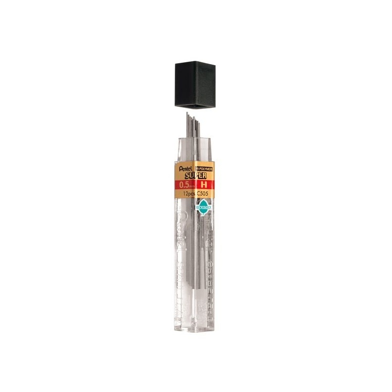 ETUI DE 12 MINES GRAPHITE HI POLYMER SUPER 0.5 MM  H