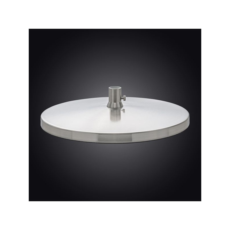 PIED DE TABLE POUR SLIMLINE FINITION ACIER BROSSE
