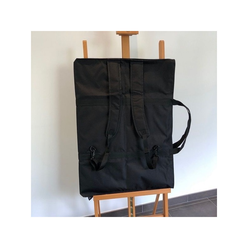 SAC A DOS NYLON SOUPLE ECO NOIR