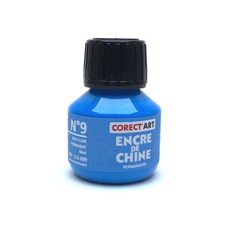 ENCRE DE CHINE BLEU CLAIR