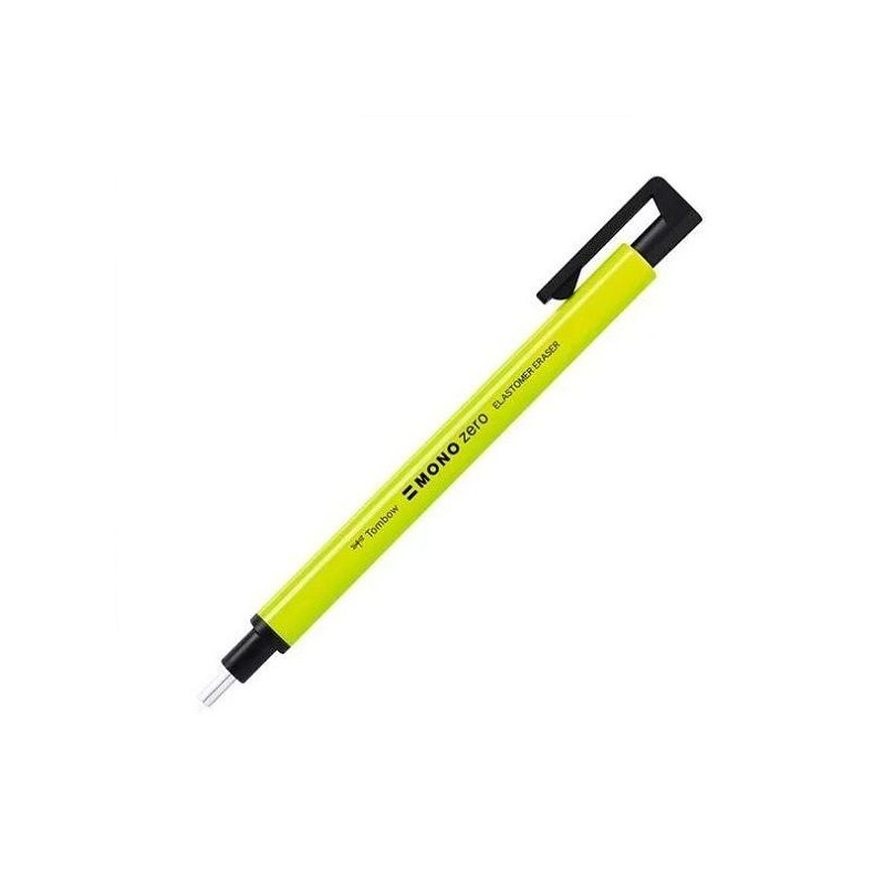 TOMBOW STYLO GOMME MONO ZERO NEON JAUNE POINTE RONDE DIAMETRE 2.3 MM