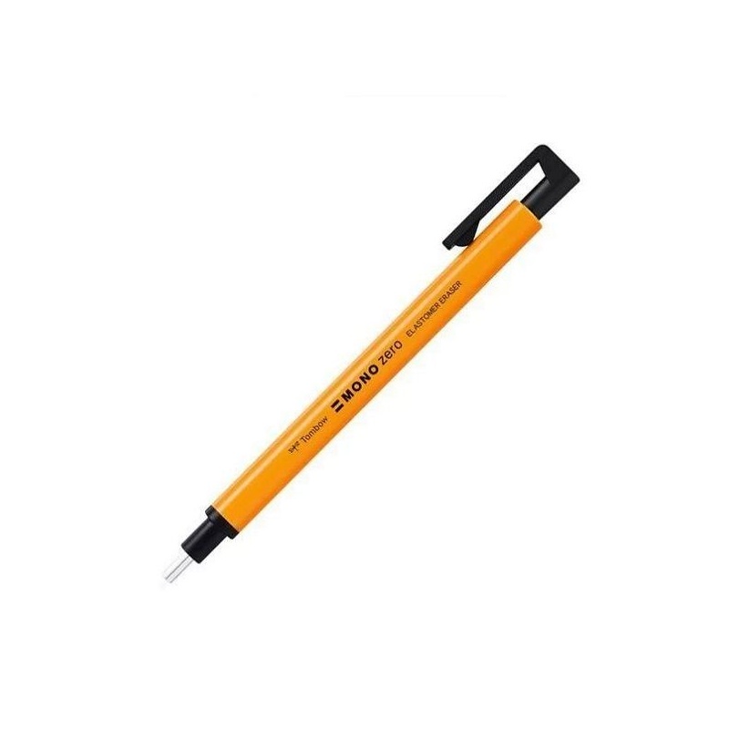 TOMBOW STYLO GOMME MONO ZERO NEON ORANGE POINTE RONDE DIAMETRE 2.3 MM