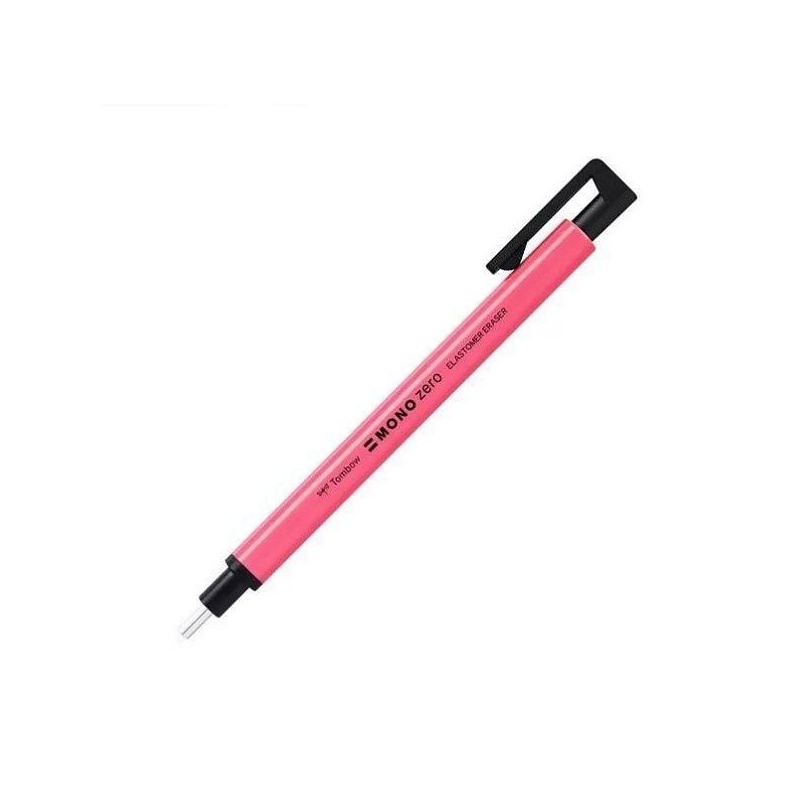 TOMBOW STYLO GOMME MONO ZERO NEON ROSE POINTE RONDE DIAMETRE 2.3 MM