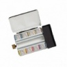 BOITE METAL 8 DEMI GODETS AQUARELLE HORADAM ET RESERVE D EAU