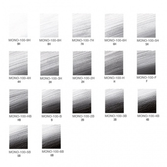 SET DE 12 CRAYONS GRAPHITE MONO 100