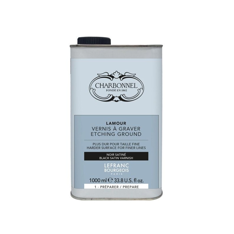 VERNIS A GRAVER FLUIDE SATINE NOIR LAMOUR