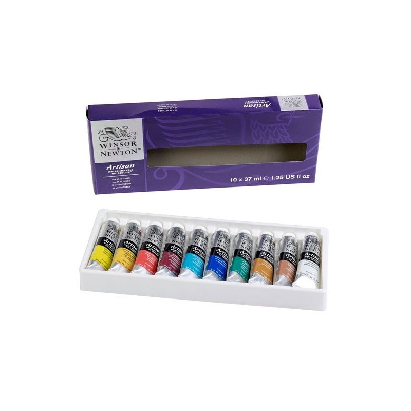 W.N.  SET CARTON 10 TUBES 37 ML ARTISAN